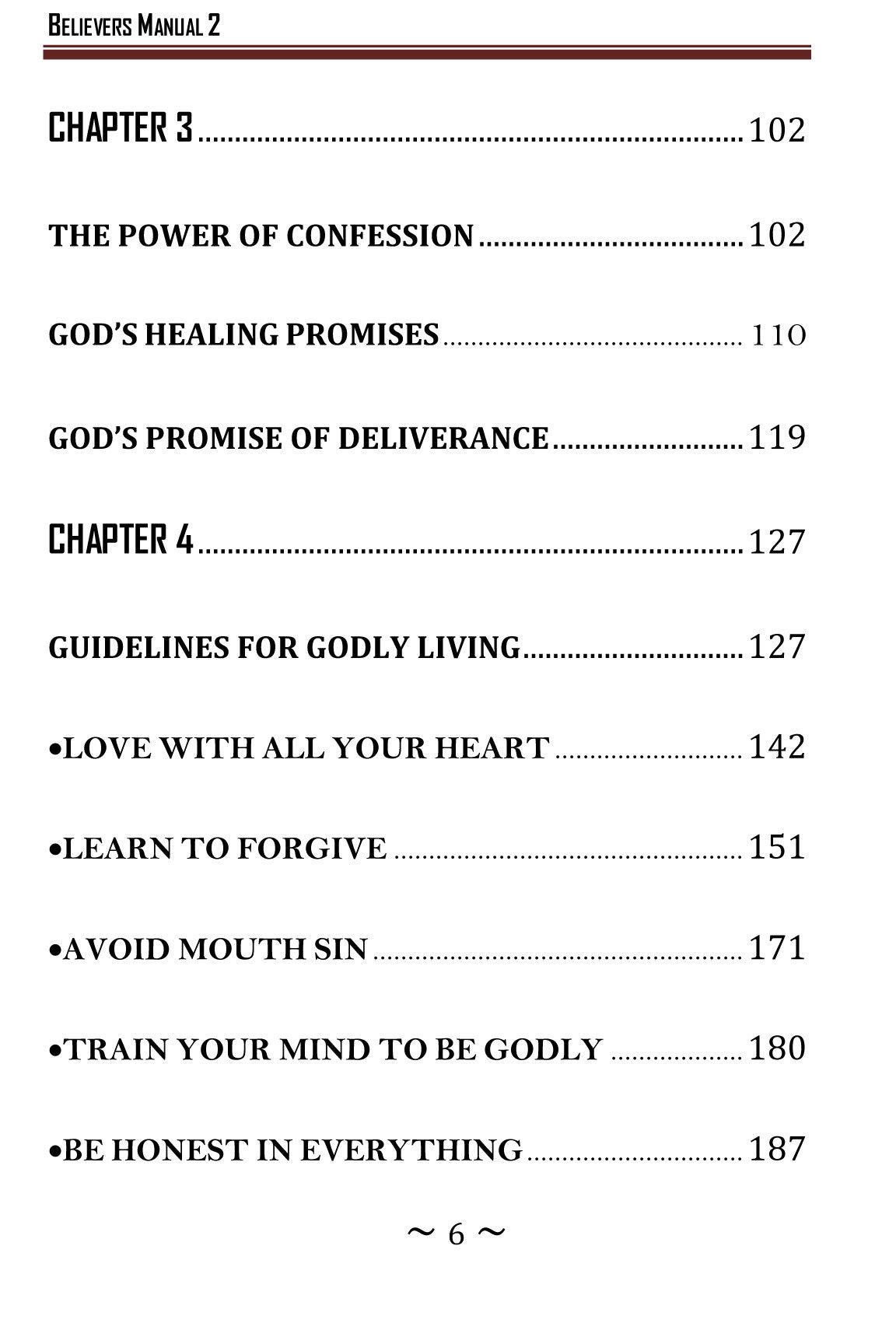Believer's Manual 2